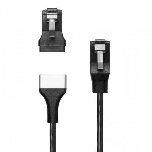 【アウトレット】カテゴリ6A ブレイクアウェイ LANケーブル 片側マグネットコネクタ スリム 1m