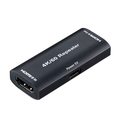 HDMI中継アダプタ 4K/60Hz  HDR ARC対応 18Gbps USB-C外部給電対応