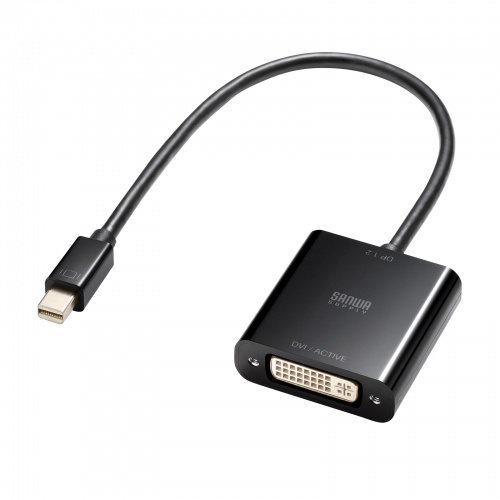 Mini DisplayPort-DVI 変換アダプタ 20cm アクティブタイプ