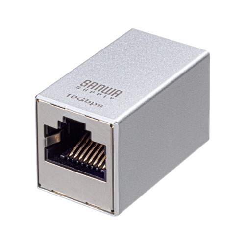 RJ-45中継アダプタ CAT7 10Gbps PoE/PoE+/PoE++ UTP/STP LANケーブル 延長