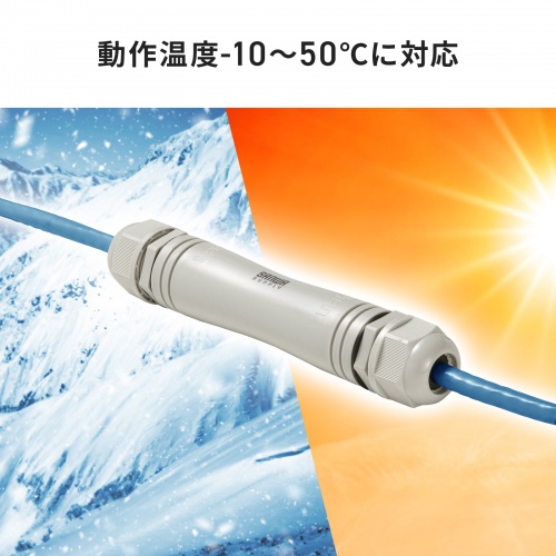 PoEエクステンダー IP67 防水対応 LAN100m延長 PoE 受電 給電 電源ケーブル不要