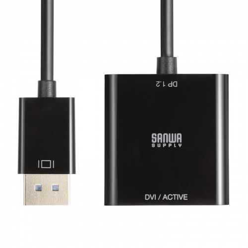 DisplayPort-DVI 変換アダプタ 20cm アクティブタイプ