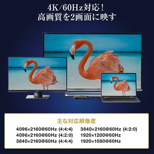 【アウトレット】HDMI分配器(1入力2出力スプリッター・4K/60Hz・HDR対応・HDCP2.2対応)