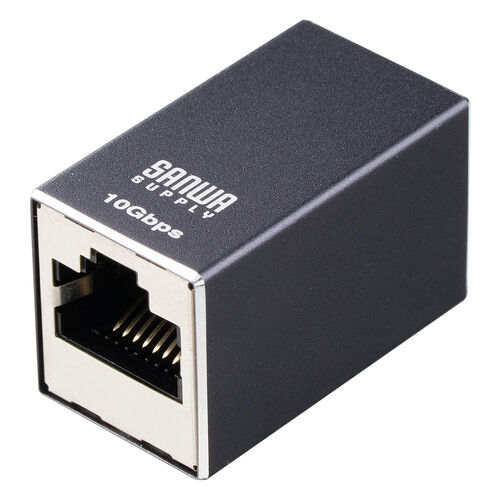 LAN中継アダプタ CAT7対応 10Gbps PoE/PoE+/PoE++ UTP/STP