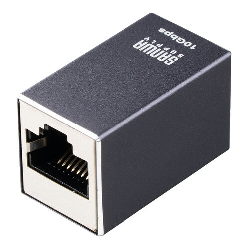 LAN中継アダプタ CAT7対応 10Gbps PoE/PoE+/PoE++ UTP/STP