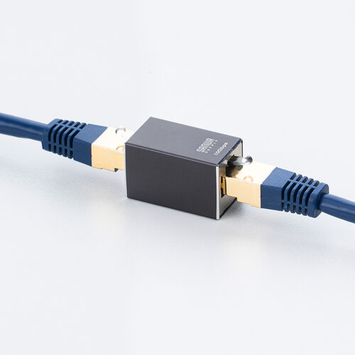 LAN中継アダプタ CAT7対応 10Gbps PoE/PoE+/PoE++ UTP/STP