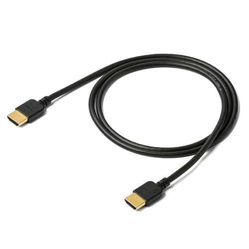 プレミアムHDMIケーブル(スリムケーブル・ケーブル直径約4.5mm・Premium HDMI認証取得品・4K/60p・18Gbps・HDR対応・1m)