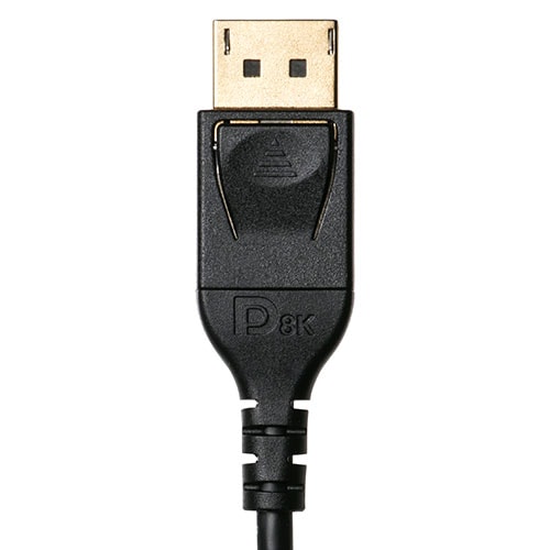 ディスプレイポートケーブル(DisplayPortケーブル・8K/60Hz・4K/120Hz・HDR10対応・2m・バージョン1.4認証品・ブラック)