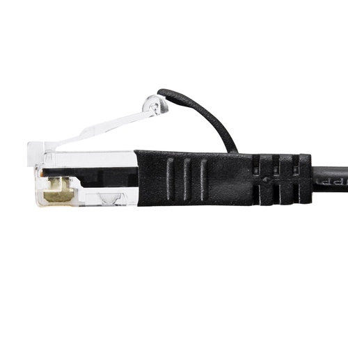 【アウトレット】カテゴリ6LANケーブル極細(ブラック・10m)