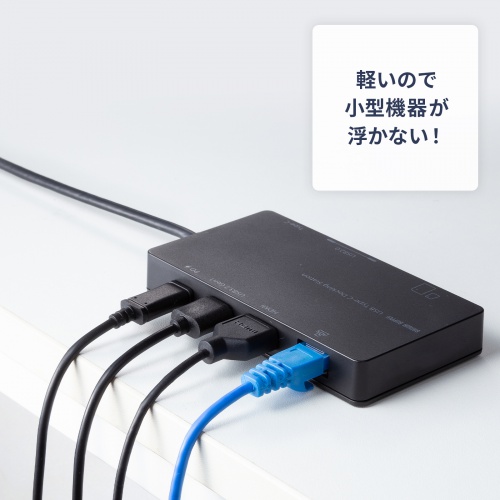 スリムHDMIケーブル 1m 4K/30Hz対応 ハイスピードHDMIケーブル認証品