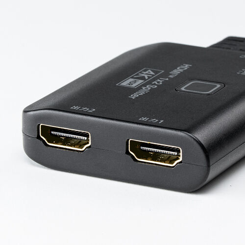 HDMI分配器 2分配 4K/60Hz/HDR対応 ダウンスケーラー搭載 HDMIスプリッター