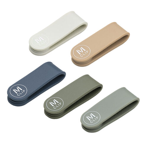 【アウトレット】くねくねケーブルクリップ シリコン製 アースカラー 5色セット