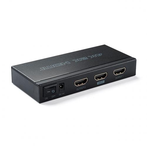【アウトレット】HDMI分配器(1入力2出力スプリッター・4K/60Hz対応・HDCP2.2対応)