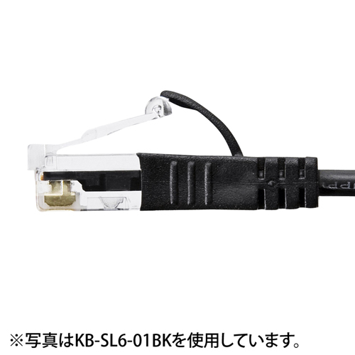 【アウトレット】カテゴリ6 極細LANケーブル 3m ブルー
