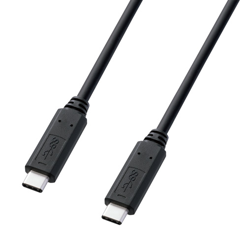 USB3.1 Type C Gen1 PD対応ケーブル(ブラック・2m)