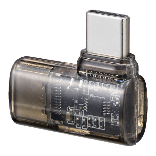 L字型 USB-C変換アダプタ 電力表示機能つき USB 40Gbps PD 140W 8K/60Hz対応