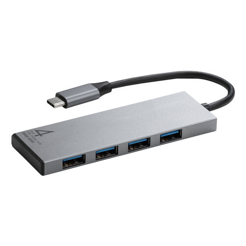 スリムUSBハブ USB-C接続 USB A×4 USB 10Gbps バスパワー
