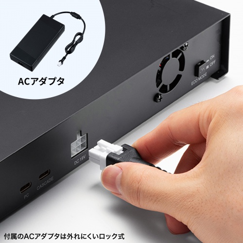USBハブ USB Type-C×10 USB 5Gbps PD27W対応 セルフパワー エコモード搭載 ブラック