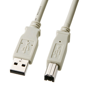 USBケーブル(1m・ライトグレー)